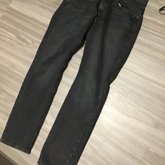 502 Levis Jeans Mens 31W 30L Black/faded black - Picture 2 of 5